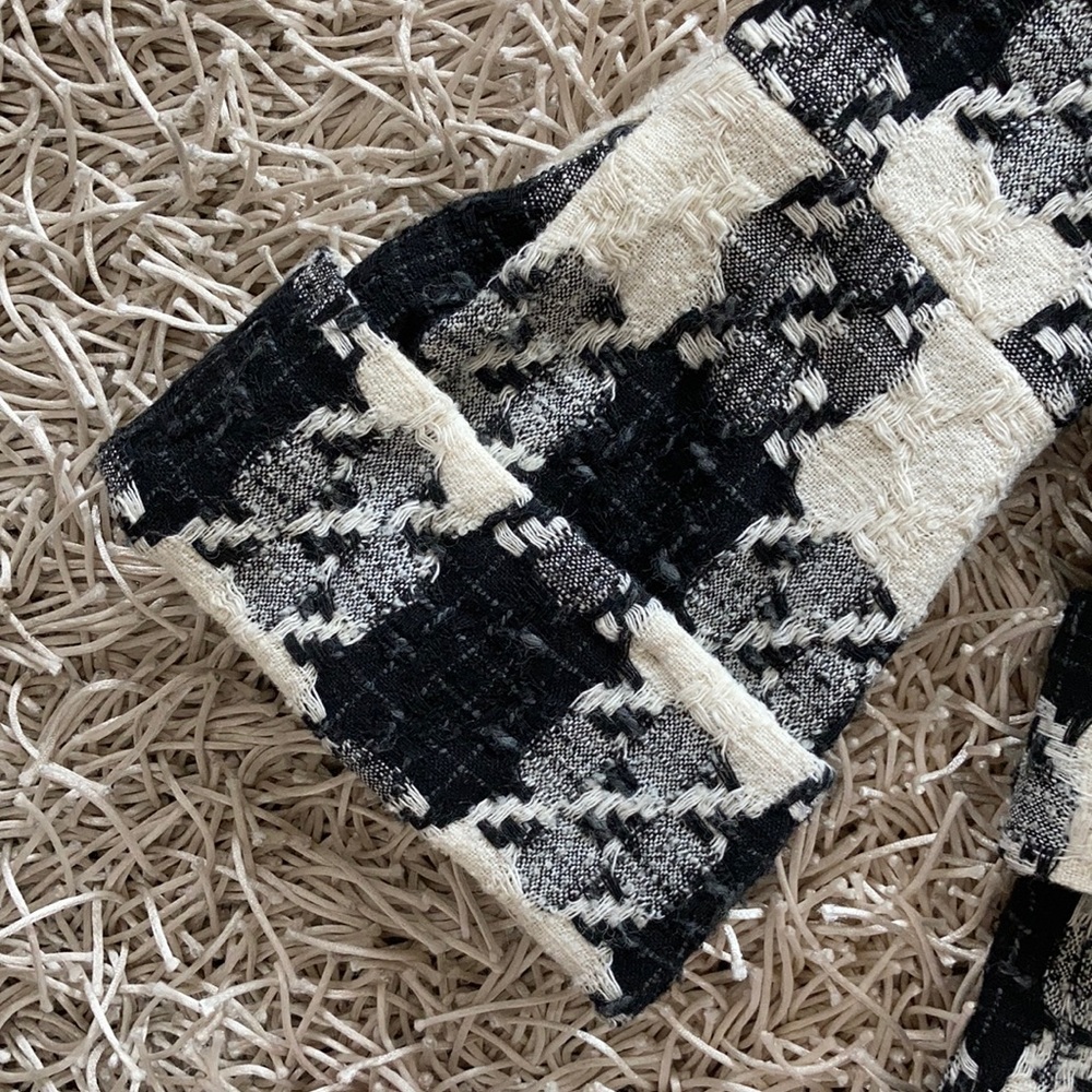 Zara houndstooth coat - Picture 3 of 4